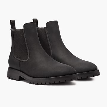 Botas Thursday Boots Legend Cuero Rugged & Resilient Hombre Negros | MX196NWY