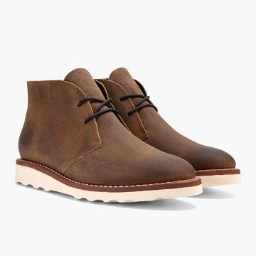 Botas Thursday Boots Scout Gamuza Nubuck Rugged & Resilient Hombre Marrom | MX212OKI