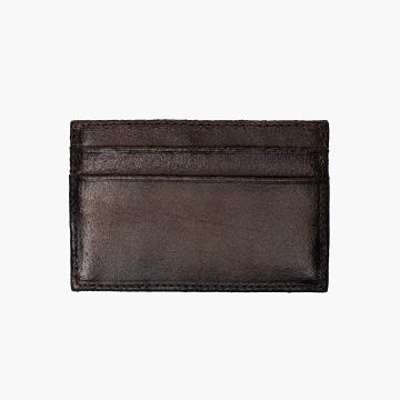 Carteras Thursday Boots Card Holder Cuero Classic Hombre Cafes | MX183MXL